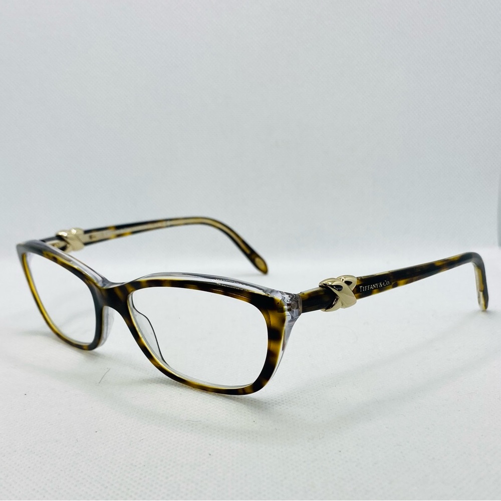 EUC Tiffany & Co Havana TF2075 Cat Eye RX Eyeglasses